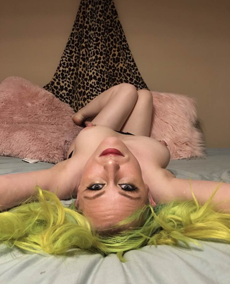 Stunning red haired model posing and blowing #SPJSmuyR